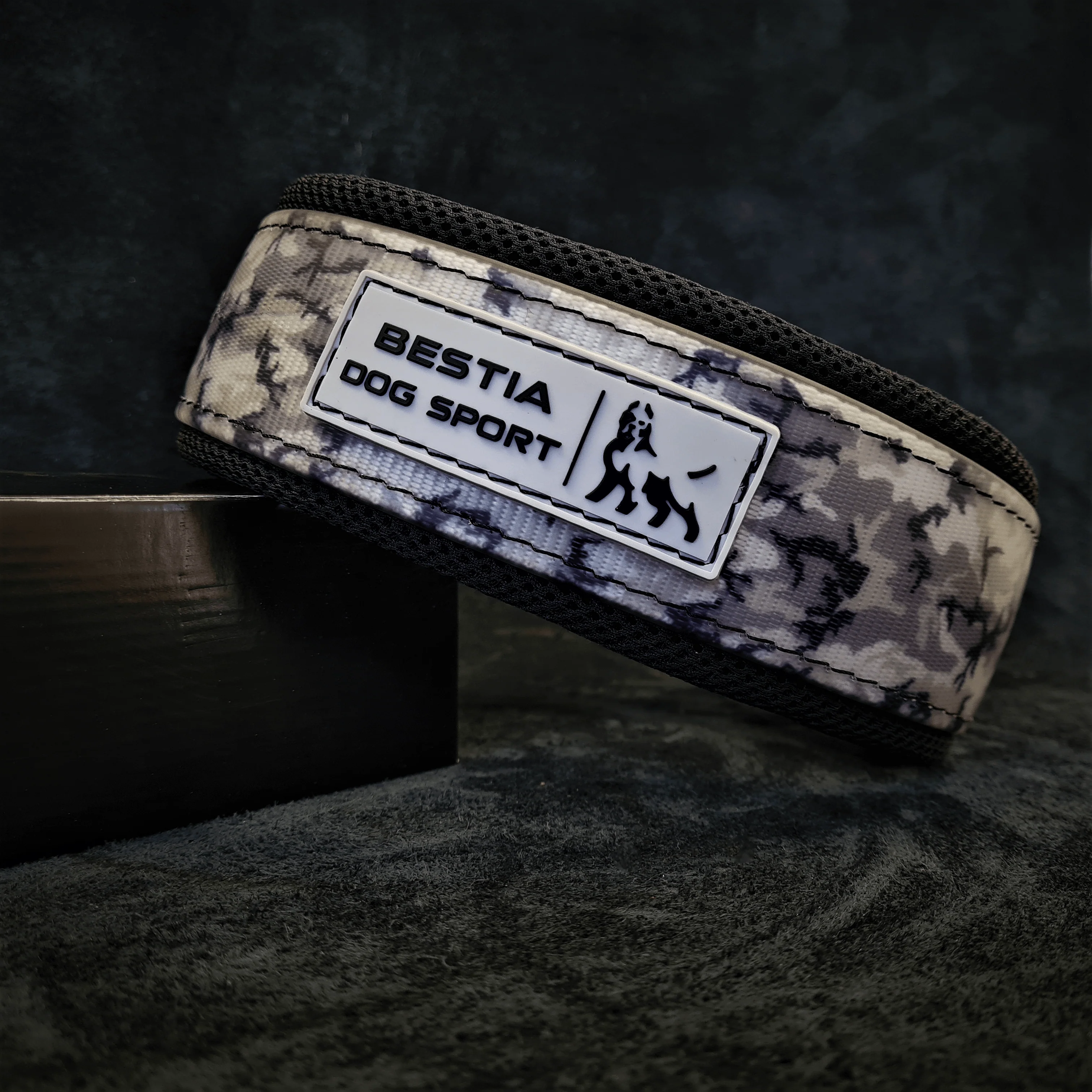 BESTIA DOG SPORT COLLAR GREY CAMO - Image 2